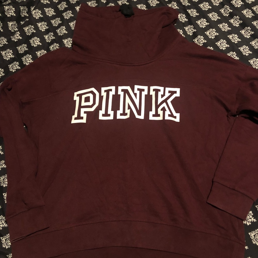 Victoria’s Secret PINK cowl neck sweatshirt large